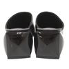 Gebrauchte AUTHENTISCHE HERMES Mules Christie Sandalen Schwarzes Leder