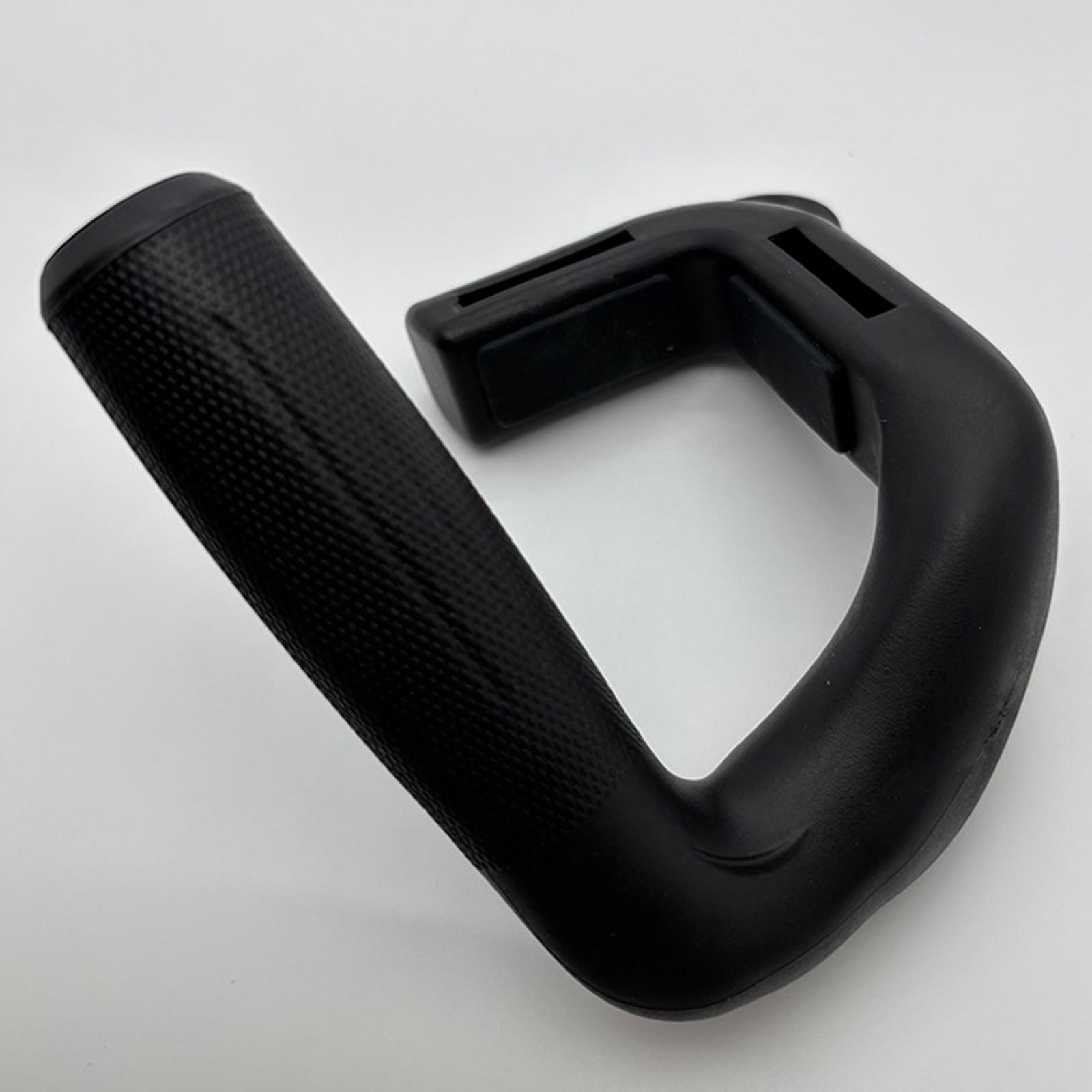 Grip Handle Attachments Pull up Bar Grips Versatile Pull Down Machine Attachment for Barbells Deadlifts Home Gym Enthusiasts nero