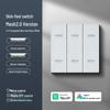 Smart Switch with AG Skin-feel Panel Connects To Mijia APP, Supports Xiao Ai Voice Control, Remote, and Touch Control.