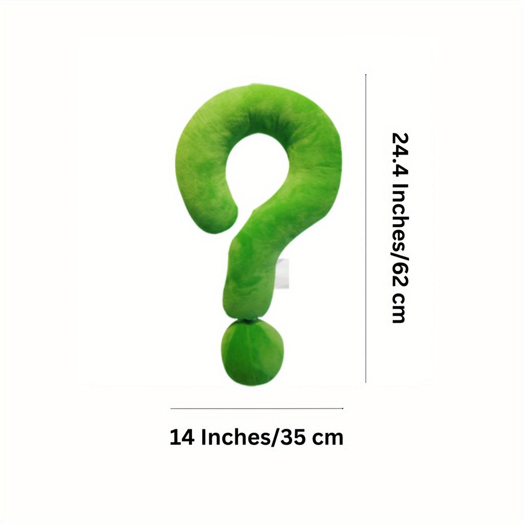 1pc Question Mark Shape Funky Pillow, Colorful Throw Pillow,Cute Twist Pillow Decoration, Neck And Back Support Throw Pillow