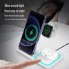 15W Faltbarer 3-in-1 Kabelloser Ladeständer für Apple & Android Telefone
