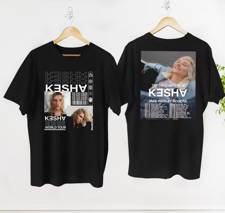 Kesha The Only Love Tour 2023 T-shirt size S-5XL XL
