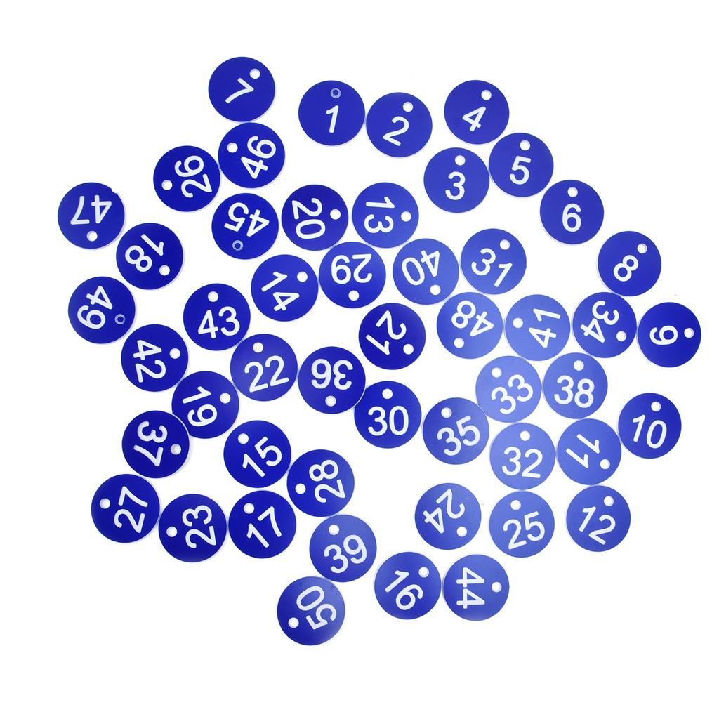 50 STÜCK Nummeriertes Etikett Nummerierter Anhänger für Nutztierhaltung Bienenzucht Tierhaltung Zuchtbedarf