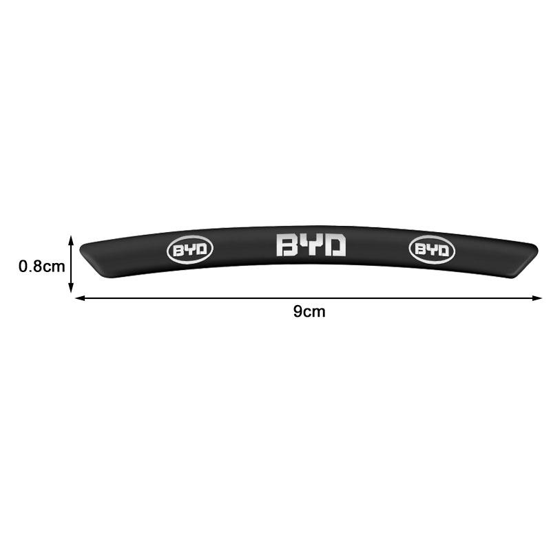 Aluminum Car Badge Emblem Wheel Hub Rims Decor 3D Stickers For BYD F3 S6 F0 Tang I3 S7 G3 E5 E2 E1 E3 E9 D1 S8 E6 L3 Song Qing