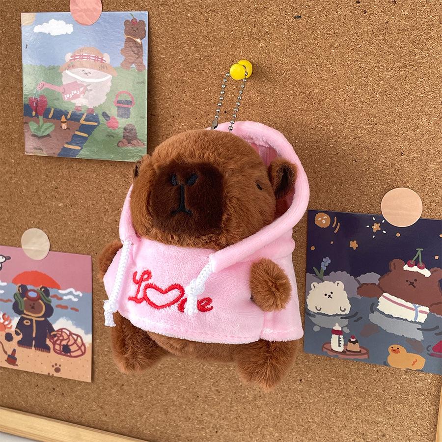 Hanorac Capibara Jucărie de Pluș & Ornament Breloc