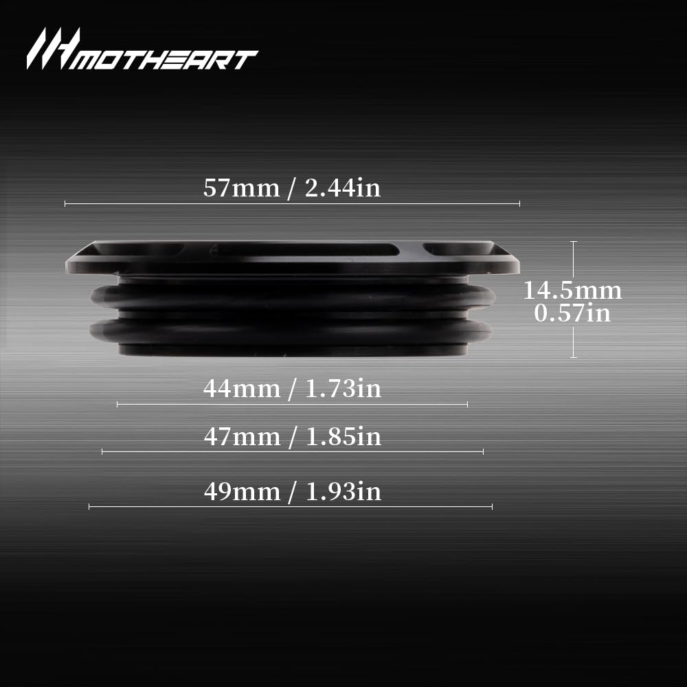 MotHeart Motorrad Rahmenkappen Stopfen Passform R1250GS 2019-2023 R1250GS Adventure 2019-2024 R1250RT 2019-2023 R1250GS