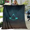 Giochi di Moda 3D Coperta A-Assassin's Creed, Coperta Plaid in Flanella per Letto Divano Picnic Ufficio Escursionismo Tempo Libero Riposo Regalo di Compleanno