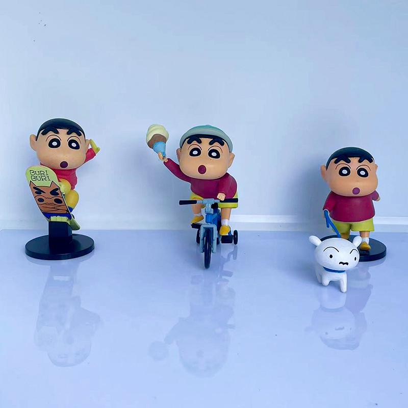 

Серия «Креон Шин-чан: Повседневная жизнь»: Милая девчачья фигурка в подарок, модная игрушка, фигурка, украшение для детей