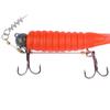 Spring-Loaded Double-Hook Steel Wire Fishing Rig with Lock Pin