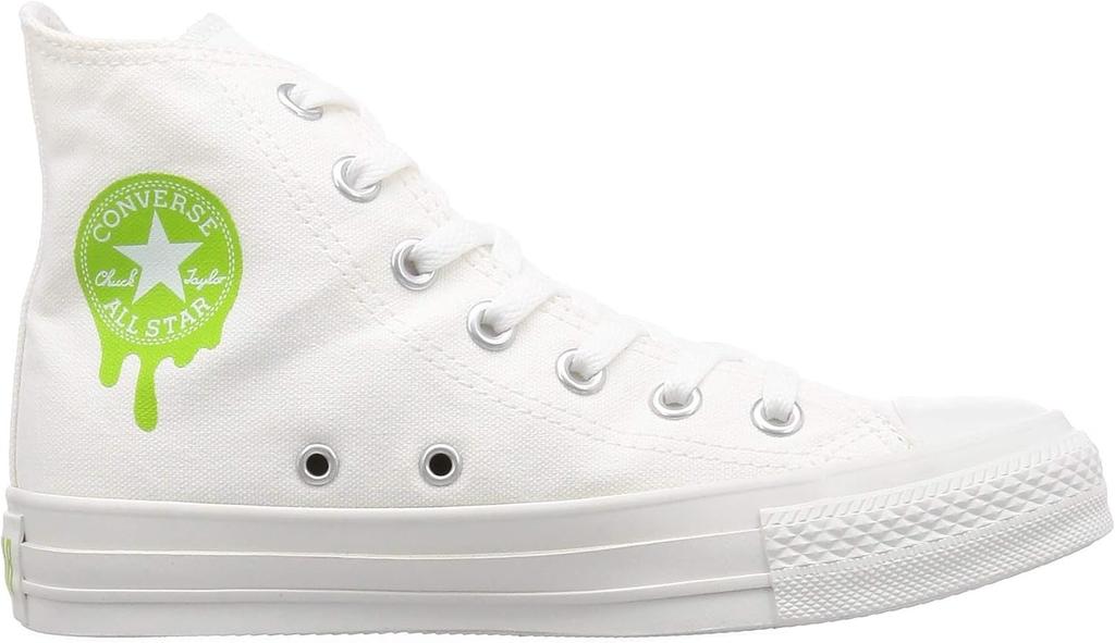 Converse Shoes All Star Drippatch HI White 22.5cm US 3.5 Japan Import Authentic High Top Sneakers