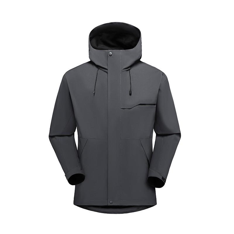 Unisex 3-in-1 Waterproof Windproof Outdoor Jacket With Removable Fleece Liner Hiking Climbing Fall Winter