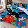 Bing Bunny 3Pcs Bedding Set Duvet Cover With Two Pillowcases For Bedroom Home Decoration