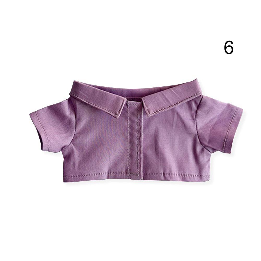 

Детские игрушечные топы для 10-сантиметровых кукол Ручная работа Рубашка для 10-сантиметровых кукол Рубашка для мягкой куклы Милая одежда 6