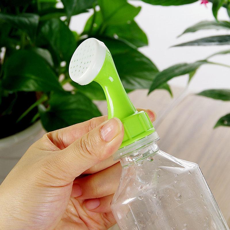 2 Pcs Garden Spray Waterer Sprinkler Portable Plant Garden Watering Nozzle Tool Glass&Bottle Watering Nozzle