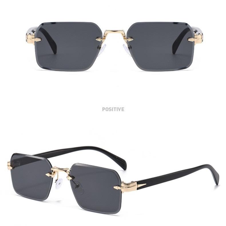 Men's sunglasses, new fashionable sunscreen sunglasses, personalized frameless trimmed sunglasses