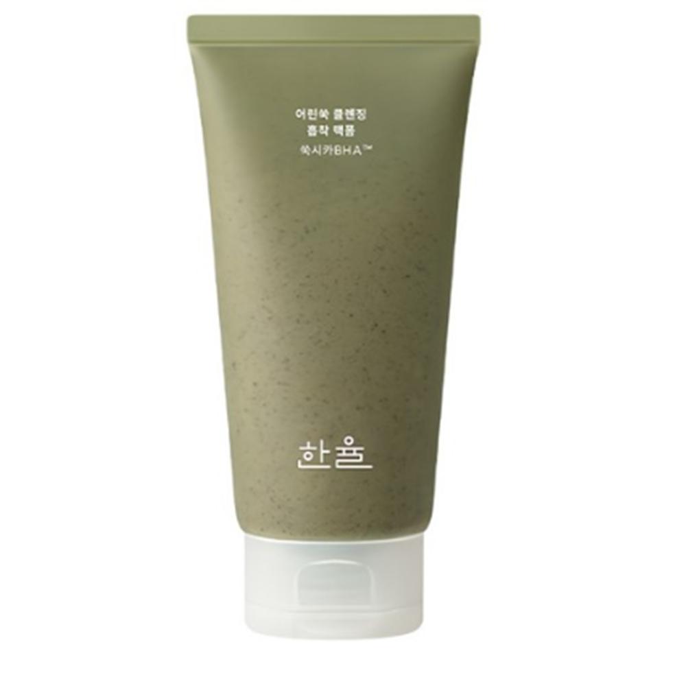 HANYUL Pure Artemisia Cleansing Pack Foam – Mugwort Extract Cleanser 120ml