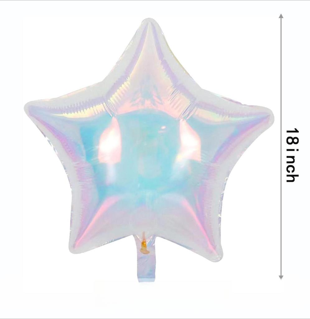Shell Five Pointed Star Balloon Colorful Love Aluminum Film Balloon