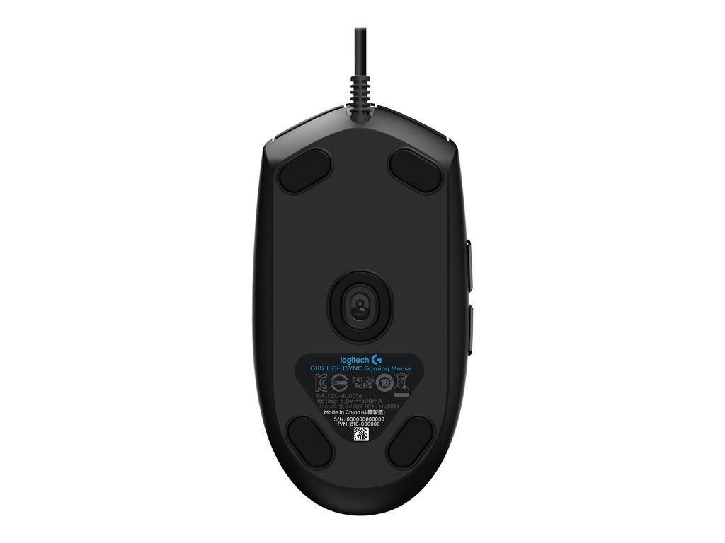 Logitech | Gaming Mouse | G102 LIGHTSYNC | Wired | USB | Black