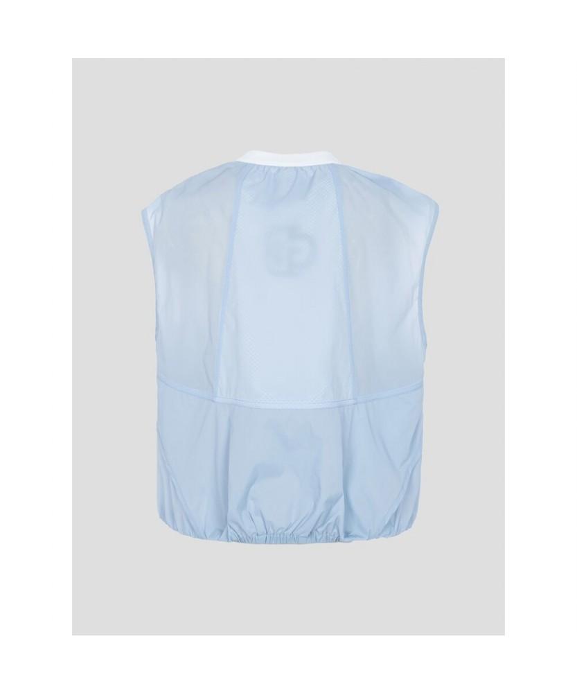 Beanpole Golf [B_Under] Women'S Blouson-Fit Layering Zip-Up Vest - Sky Blue