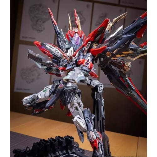 1/100 Scale Goddess of Vengeance NEMESIS Pre-painted Mecha Armored Movable Assembled Plastic Model Saint Plastic Armored Robot Figure Action Model Fig