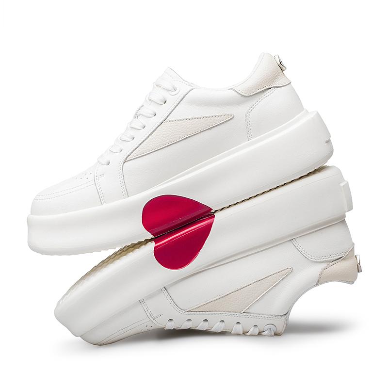 

Унисекс Кроссовки Лифт На Платформе Увеличение Роста 5 СМ Повседневные Спортивные Большие Размеры 36-44 38 бежевый