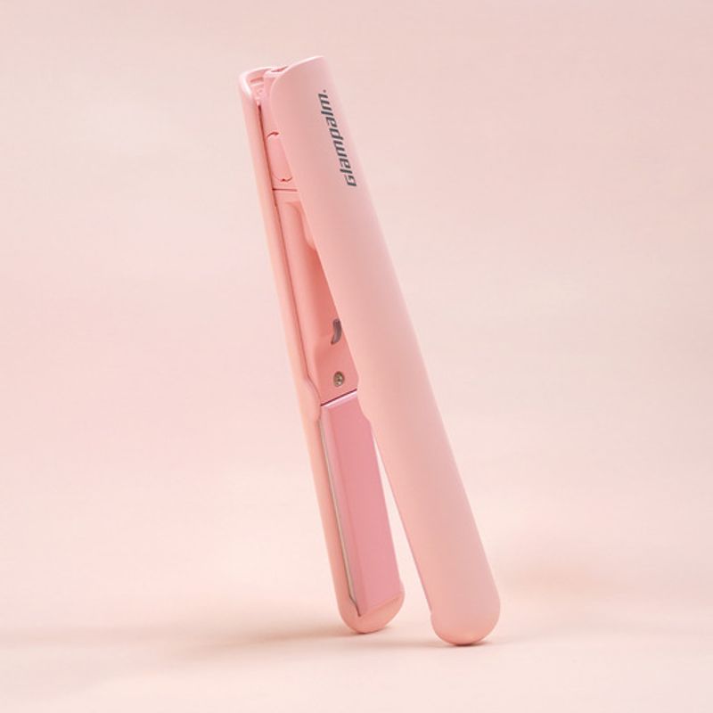 

[GP103BP] Glam Chic Mini Flat (Baby Pink) Travel Mini Curling Iron