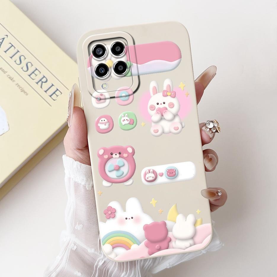 For Samsung Galaxy M33 5G Case SM-M336B Luxury Candy Painted Cover Soft TPU Phone Case For Samsung M33 M 53 Galaxy M53 5G Fundas