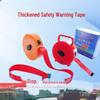 Thickened Red & White Construction Safety Warning Tape