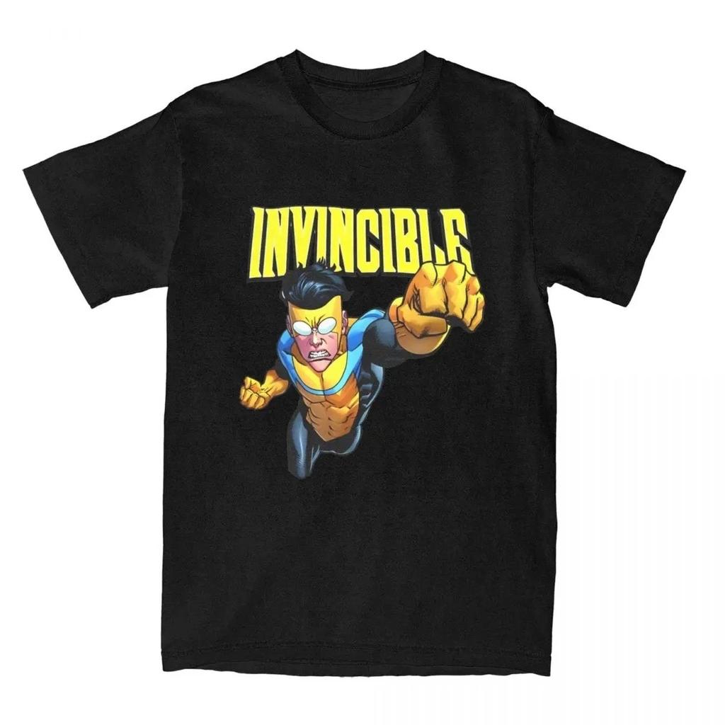 New 2026 Invincible Tee Cartoon Series Cotton Graphic Print Unisex Invincible Highend Luxury Unisex Style Both of Unisex and Unisex