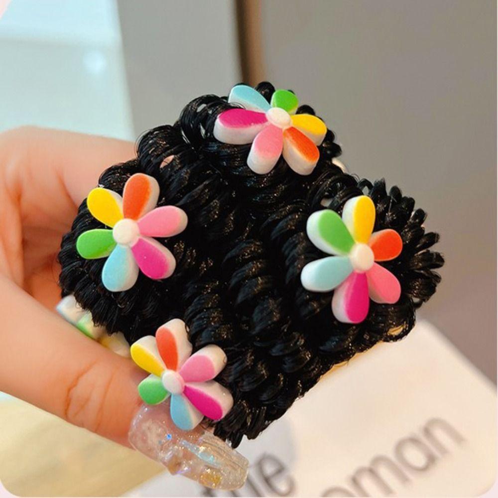 2pcs Kids Headwear Children's Cartoon Wig Cute Girls Headdress Wig Hair Extension Baby Wig Chignon