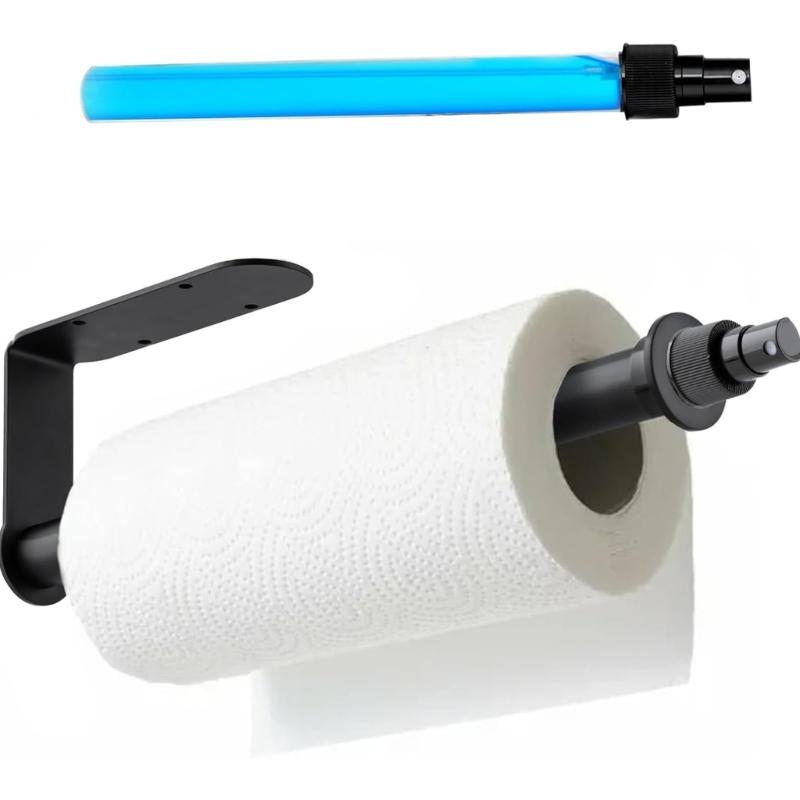 Rustproof Vertical Tissue Dispenser with Horizontal Vertical Installation Option Upgrades for Home Camping Bathroom Use