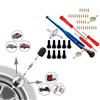 Comprehensive 47/3pcs Valve Stem Installer Set Versatile Tire Valve Tool Set for Car Maintenance & Emergency Repair