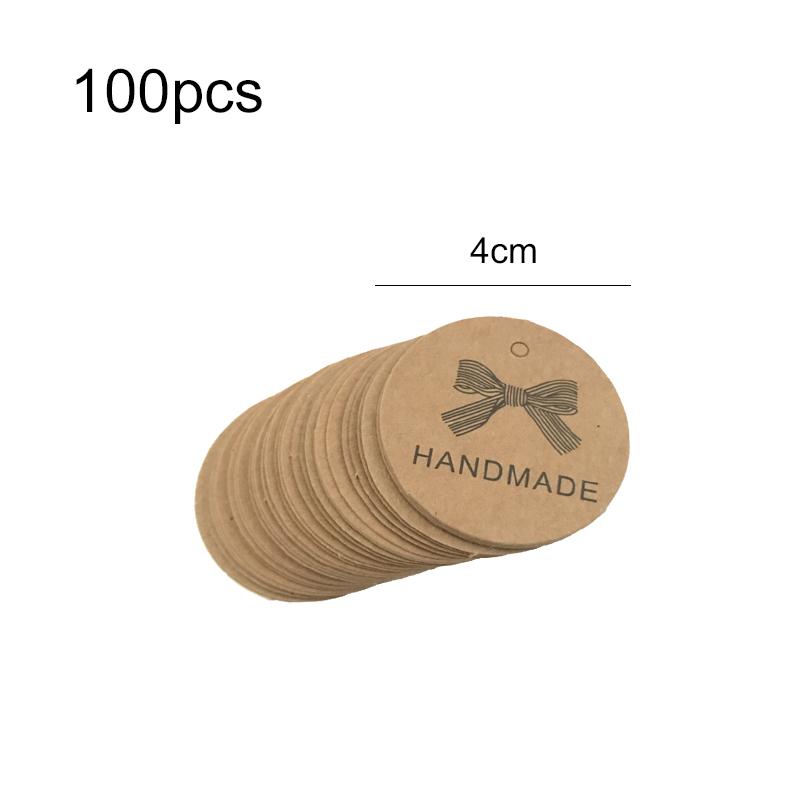 50/100 pcs Kraft Paper Tags Heart Kraft Paper Gift Tags for Gifts Arts and Crafts Wedding Thanksgiving Christmas Birthday Party