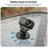 Quick Detach Magnetic Camera Base for Action 6 Sports Cameras Mount with 180Degree Rotations Standard 1/4Inch Hole Mount