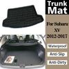 Car Trunk Mats For Subaru XV 2012 2013 2014 2015-2017 Waterproof Carpets Pad Tray Cargo Liner Anti-Slip Anti-Dirty Boot Tray