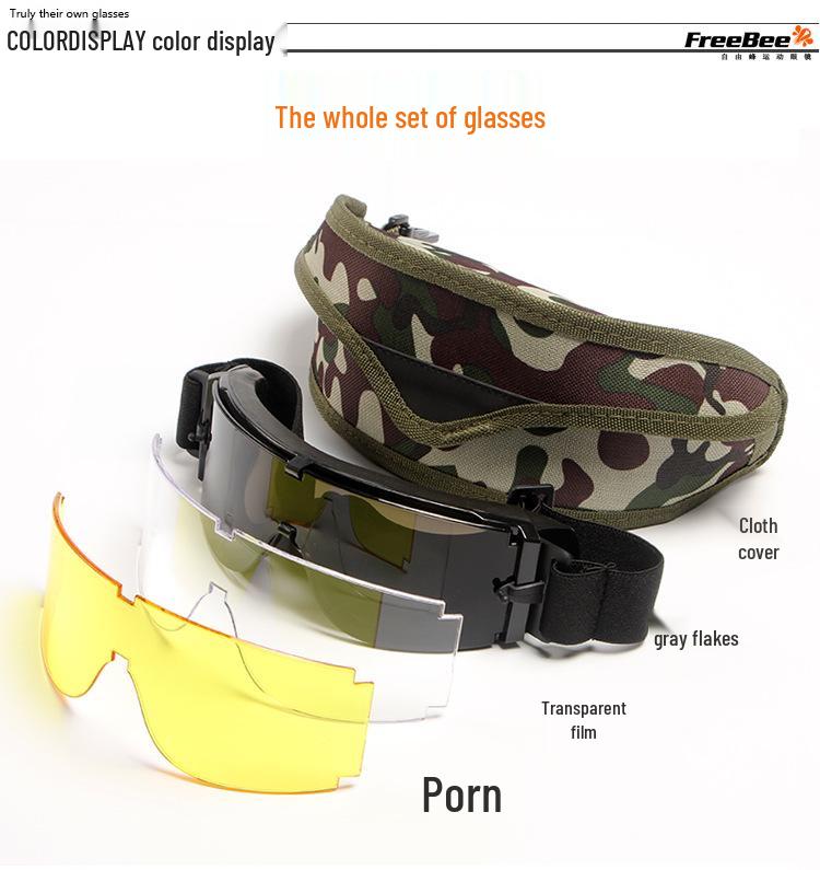 Spot X800 Tactical Goggles: Explosion-Proof, Anti-Impact, Windproof, Sandproof Sports Eyewear
