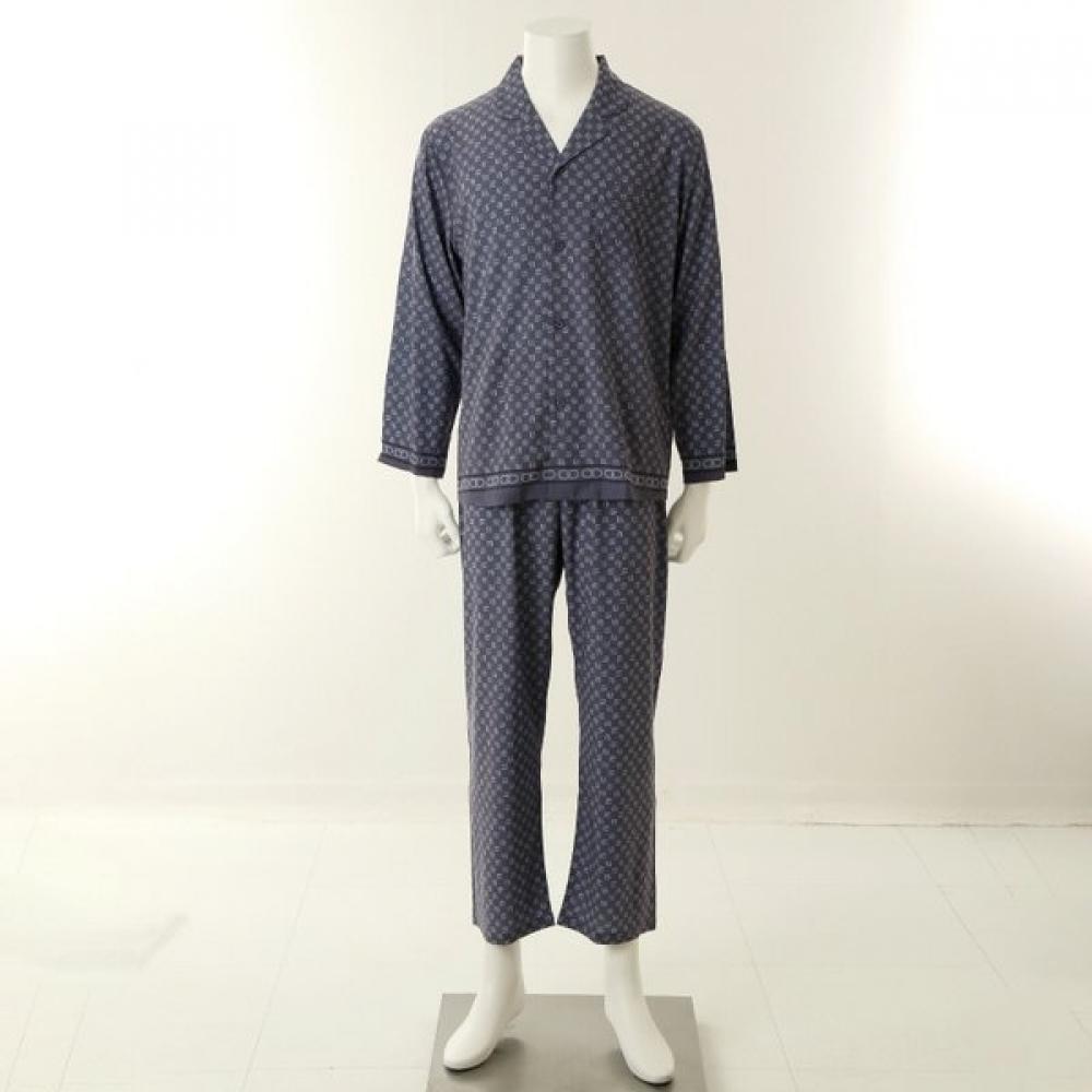 

Venus Ultralight Poly 30d Logo Border Printed Men Pajamas Vpa4541m navy/110