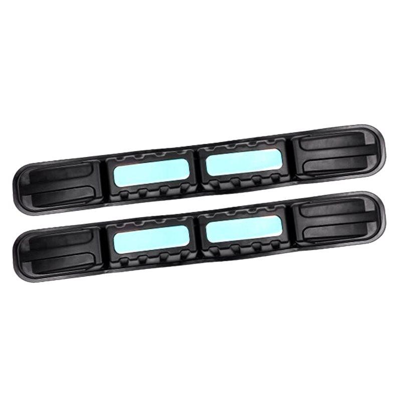 Car Door Anti-Collision Patch Reflective Car Door Edge Guards Bumper Guard Strip 9.6  X 0.45  2 PCS Bumper Guard Strip