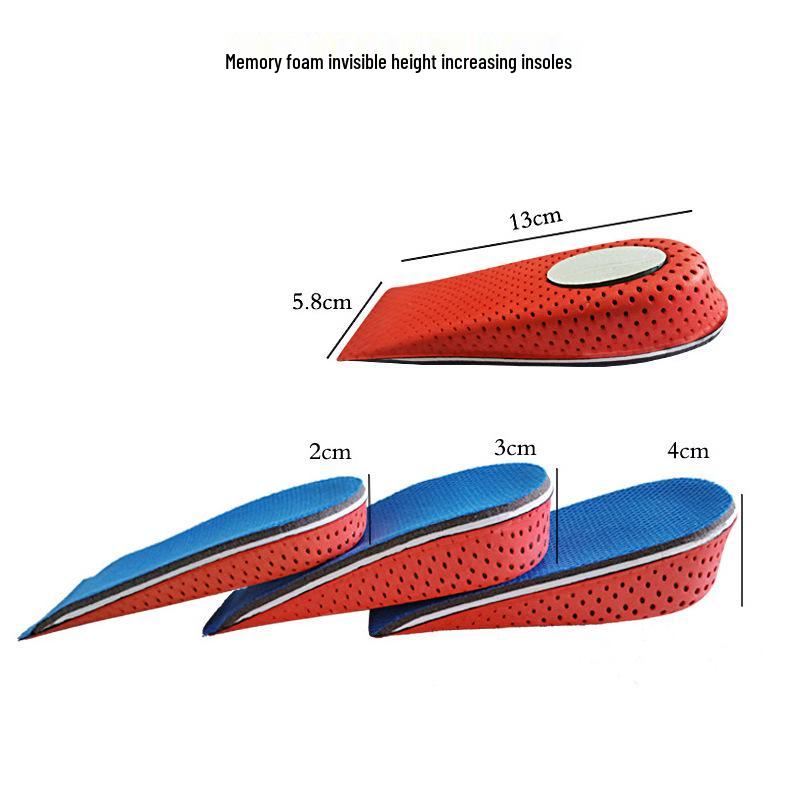 

Memory Foam Height-Boosting Insoles for Men and Women – Comfortable, Invisible, Full and Half Options 2 cm