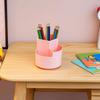 Yousheng 360 Degree Rotating Pen Holder, Large Capacity Multi-compartment Pen Holder, Desktop Organizer for Office School Home