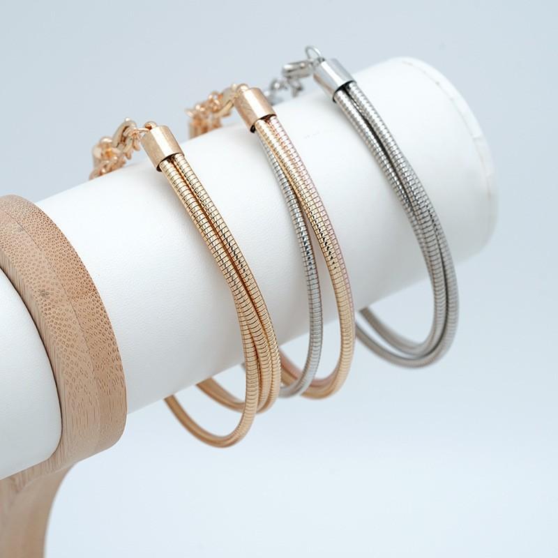 Schlichtes Retro-Armband mit Schlangenmotiv, vielseitiges Armband für Damen und Herren, modisch und individuell
