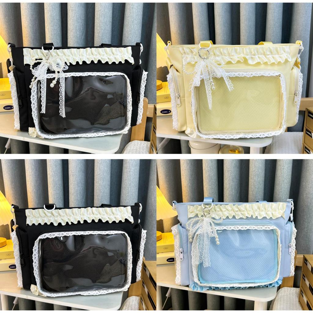 Nylon Crossbody Bag With Zipper Pocket For Daily Use