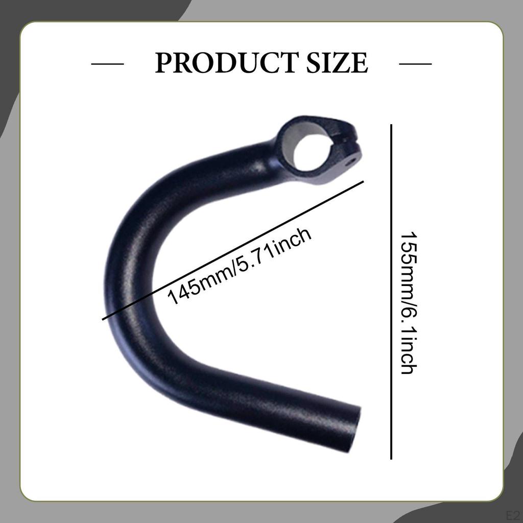 Bike Handlebar Bicycle Vice Bar Ultralight Equipment Sturdy Practical Aluminum Alloy External Angle