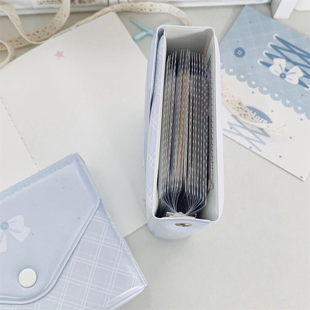 16 Pockets Kpop Photocard Holder PVC Mini Photo Album New Name Card Book  Photo Storage