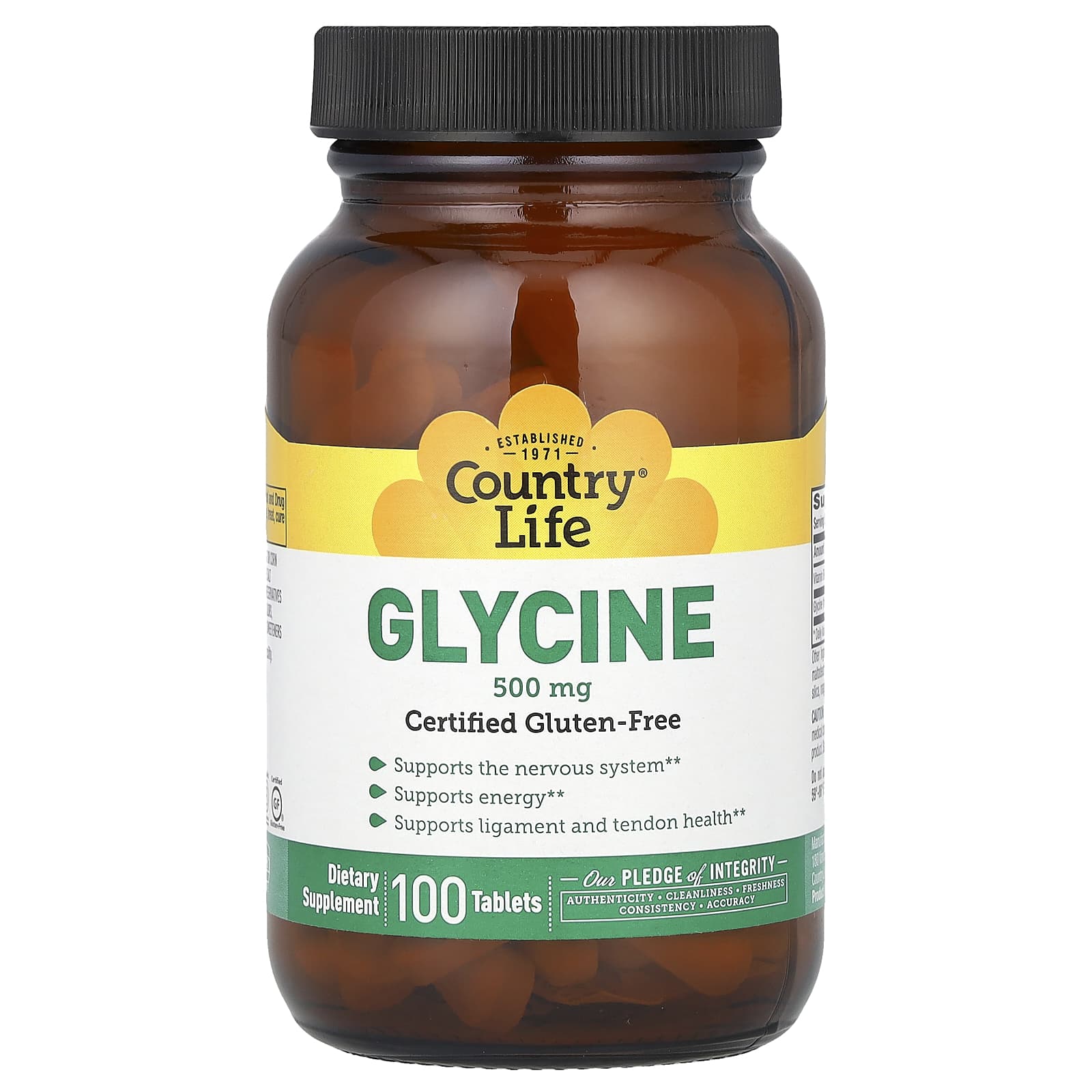 

Glycine, 500Mg, 100 Tablets