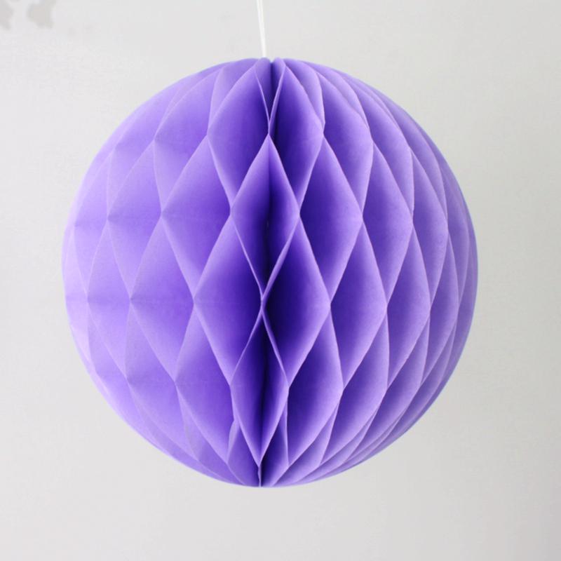 Hot Sale 10/15/20/25/30cm Decorative White Gray Tissue Paper Lantern Honeycomb Ball Wedding Kid Birthday Decoration Babyshower
