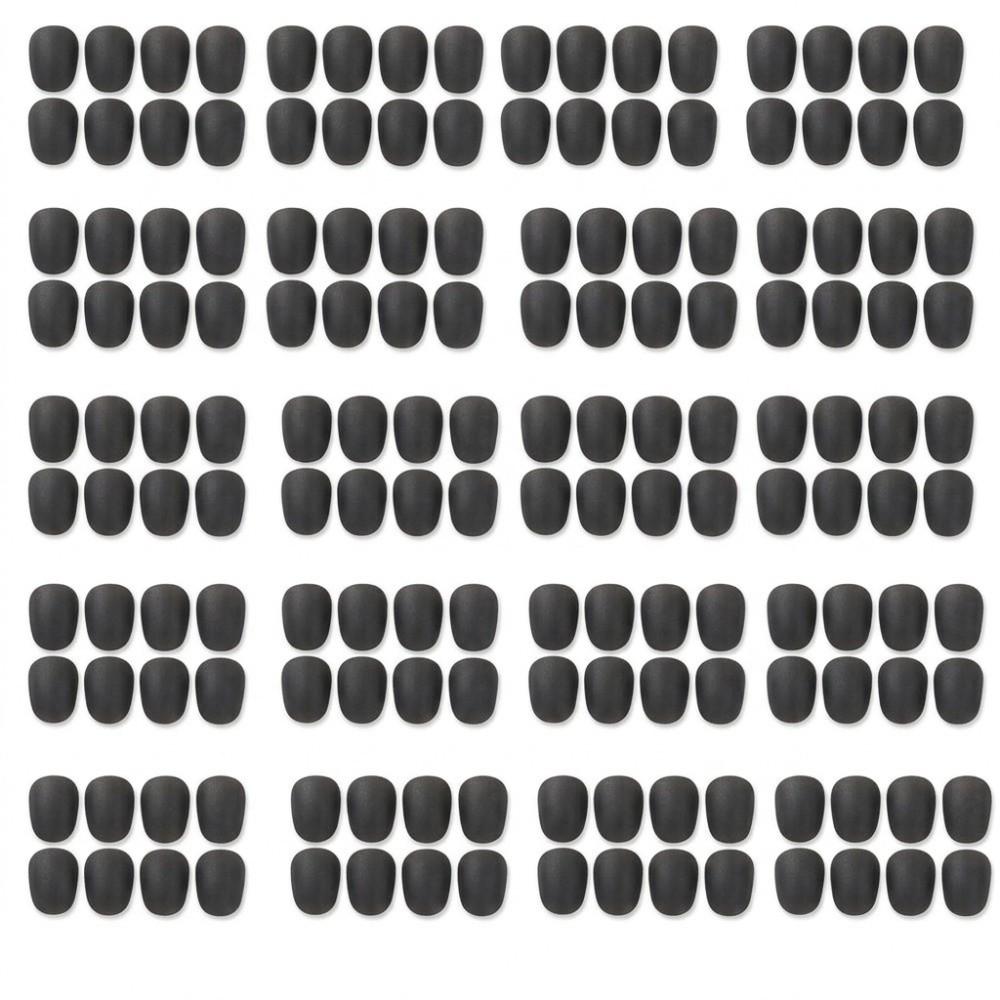 160 Pcs Black Color Clarinet Mouthpiece Patches For Saxophone Performance