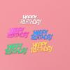 1 Pack 30G Decoration Happy Birthday Letters Design Colorful Table Decor Throwing Supplies Party Carpet Confetti For Birthday