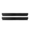 Paper Holder Rail 30 Cm Clamp On Filing Bar, Black Aluminum Document Rail for Daily Receipt and Invoice Record Use