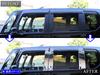 BRIGHTZ Finish Stainless Steel Pillar Panels with Set N-BOX JF5/JF6 Ultra-Mirror Visor, 8-Piece [PIL-SIL-422] (JF 5/JF 6)